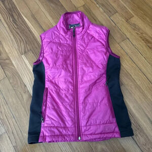 REI Vest Women's Full Zip Puffer Pertex Quantum Eco Pink Size S